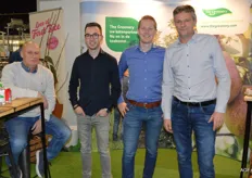 Het hardfruit team van The Greenery met Jaap Verheij, Niek Monden, Jan de Kloe en Ton van Wiggen.
